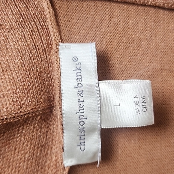 NWT Christopher & Banks Cardigan Sz Large - Picture 4 of 6